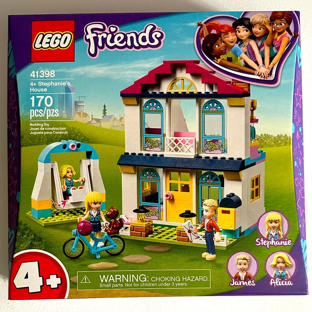 LEGO Friends 41398 4+ Stephanie’s House 170pcs Building Set New